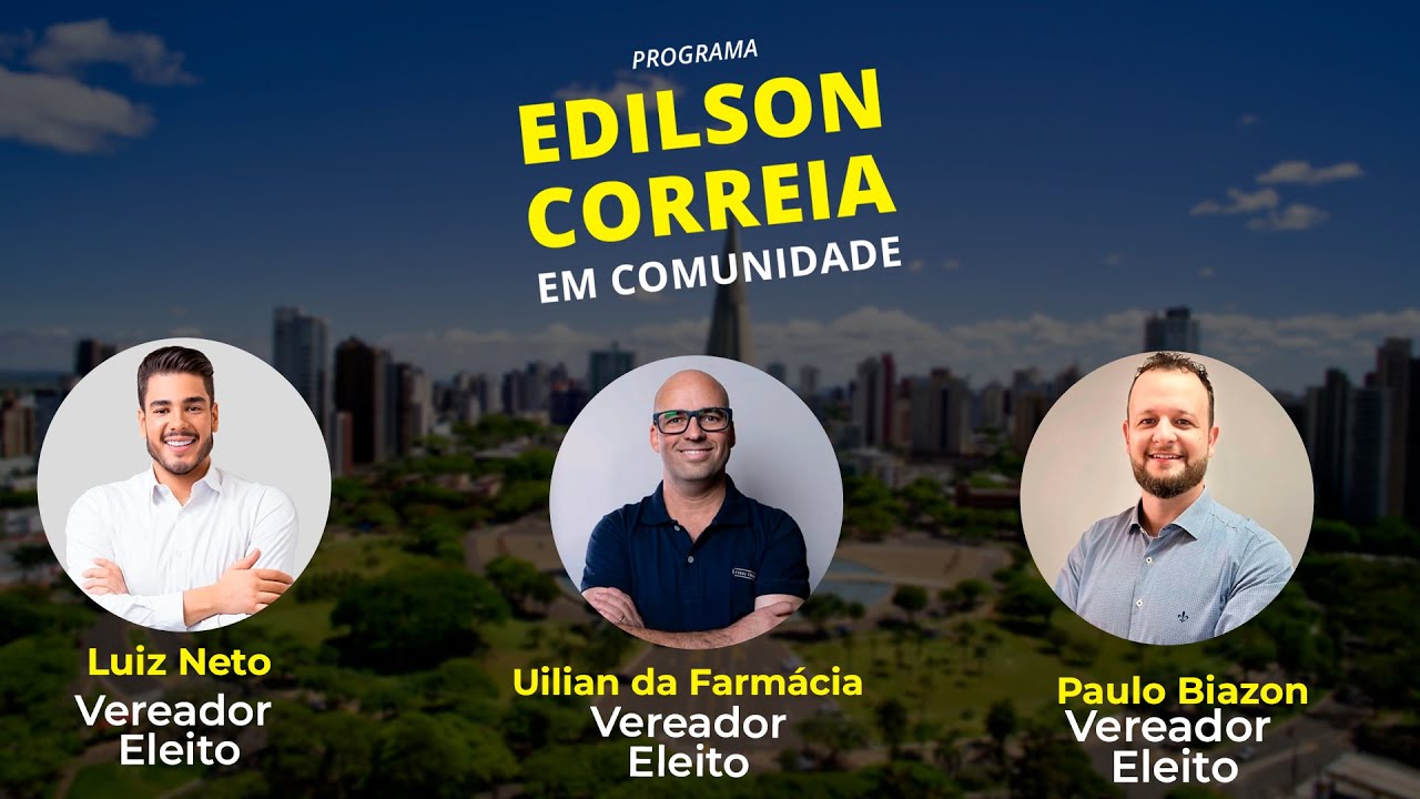 EDILSON CORREIA EM COMUNIDADE - 24/10/2024