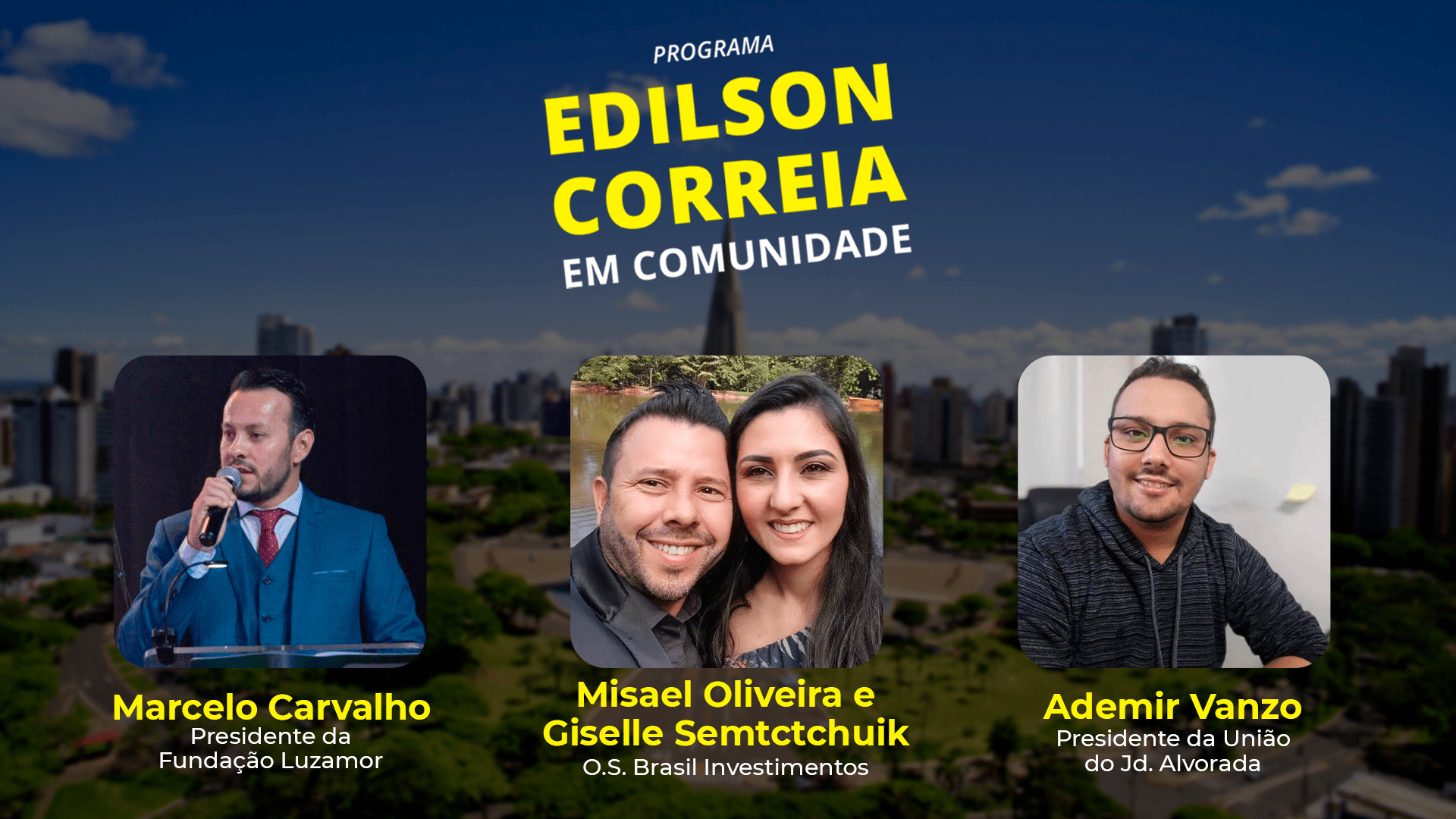 EDILSON CORREIA EM COMUNIDADE - 25/04/2024