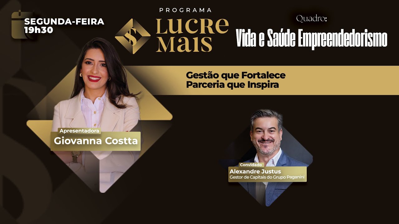 Vida e Saúde Empreendedorismo | LUCRE MAIS - Giovanna Costta
