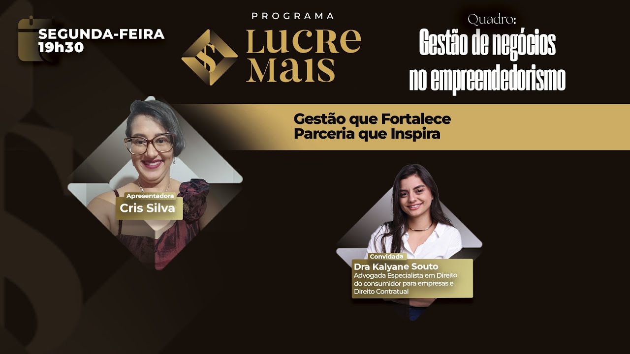 Gestão de Negócios no Empreendedorismo | LUCRE MAIS – Cris Silva