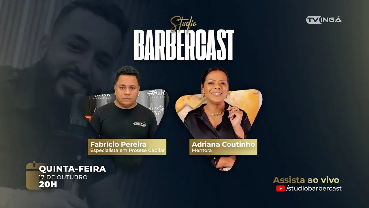 Entrevista com Fabrício Pereira e Adriana Coutinho | STUDIOBARBERCAST por Gabriel Souza