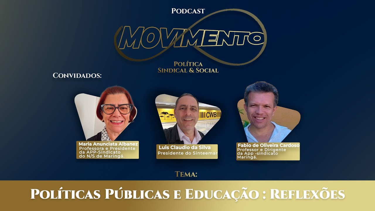 Políticas Públicas e Educação : Reflexões | MOVIMENTO Política Sindical & Social