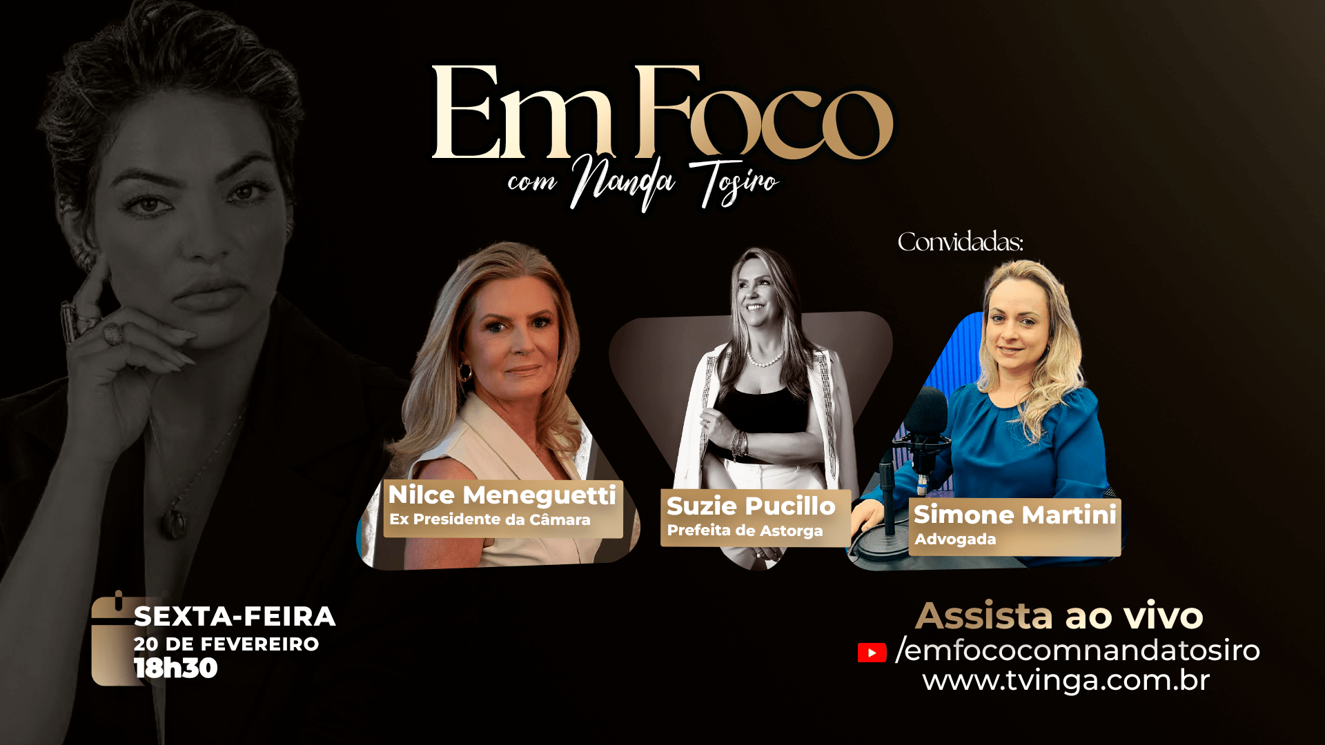 Entrevista com Nilce Meneguetti, Simone Martini, Suzie Pucillo | Em Foco com Nanda Tosiro | TV INGÁ