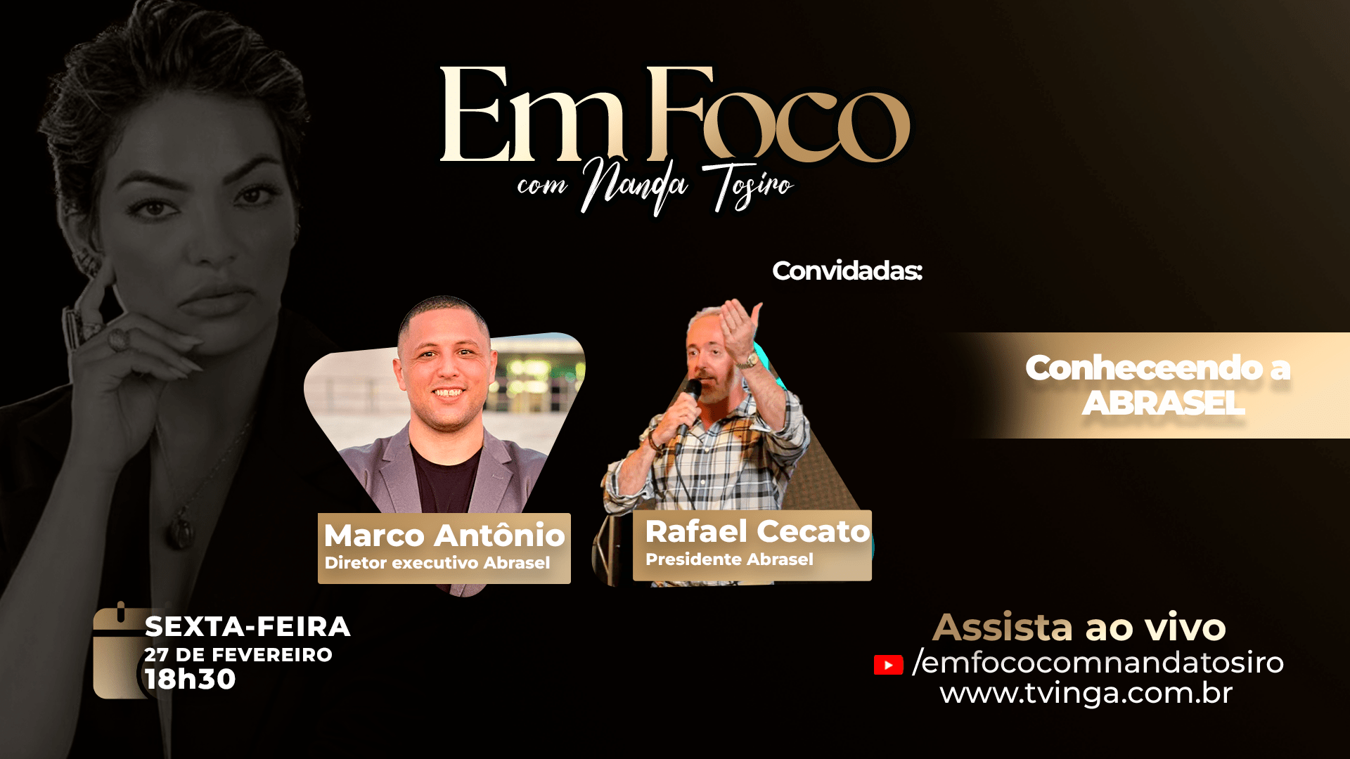 Entrevista com Rafael Cecato & Marco Antônio da Abrasel | Em Foco com Nanda Tosiro | TV INGÁ