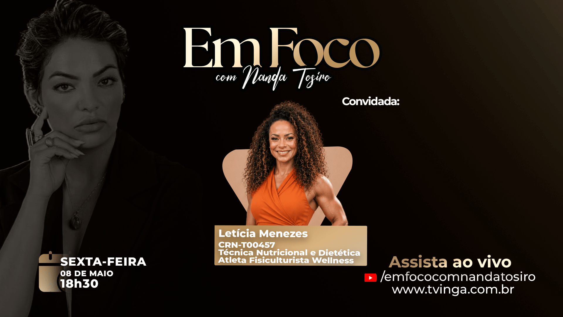 Entrevista com Letícia Menezes | Em Foco com Nanda Tosiro | TV INGÁ
