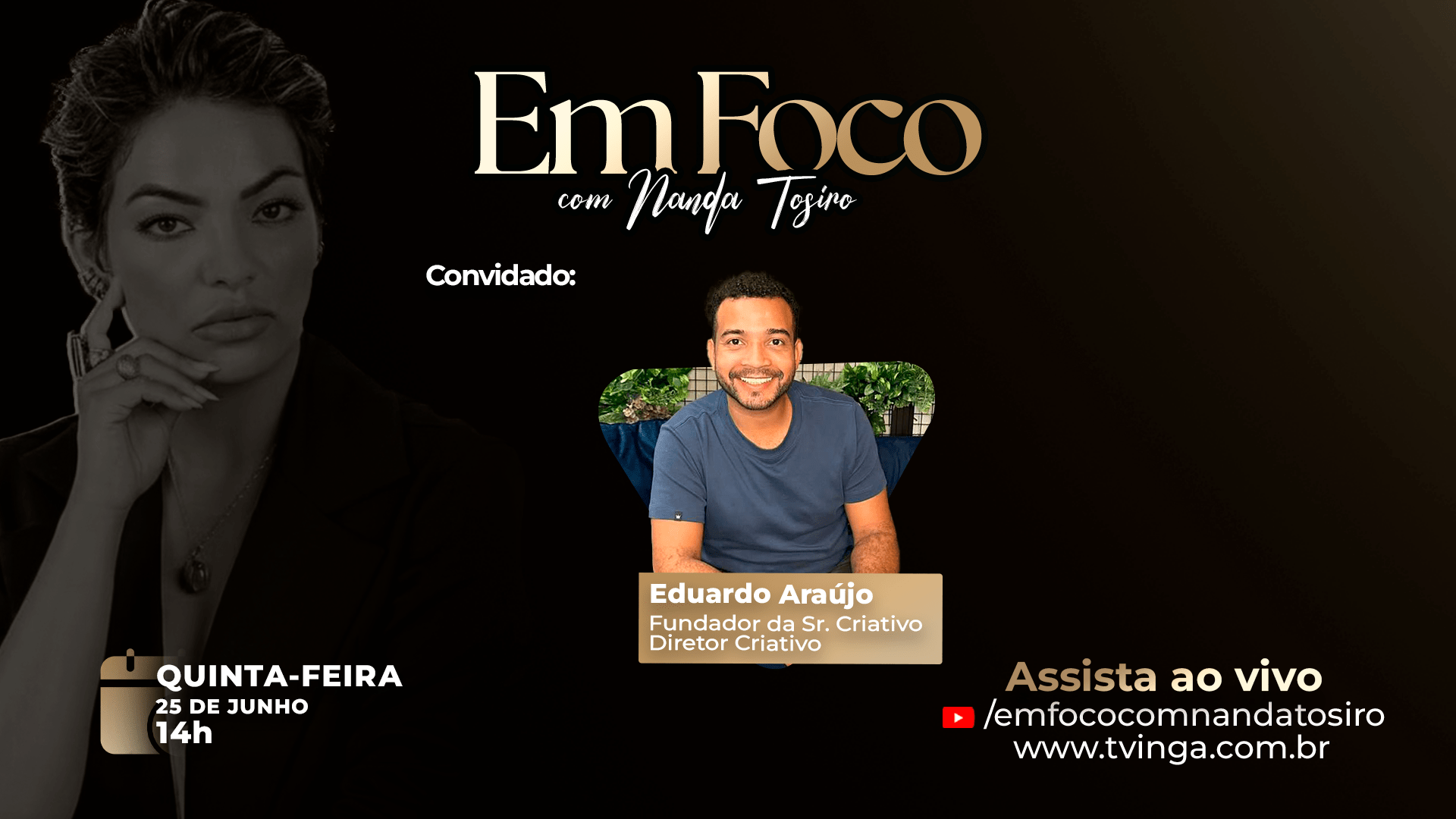 Entrevista com Eduardo Araújo | Em Foco com Nanda Tosiro | TV INGÁ