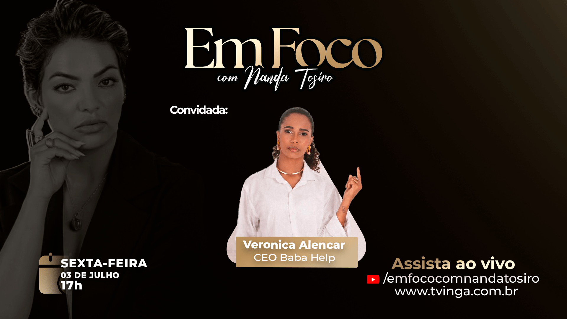 Entrevista com Veronica Alencar | Em Foco com Nanda Tosiro | TV INGÁ