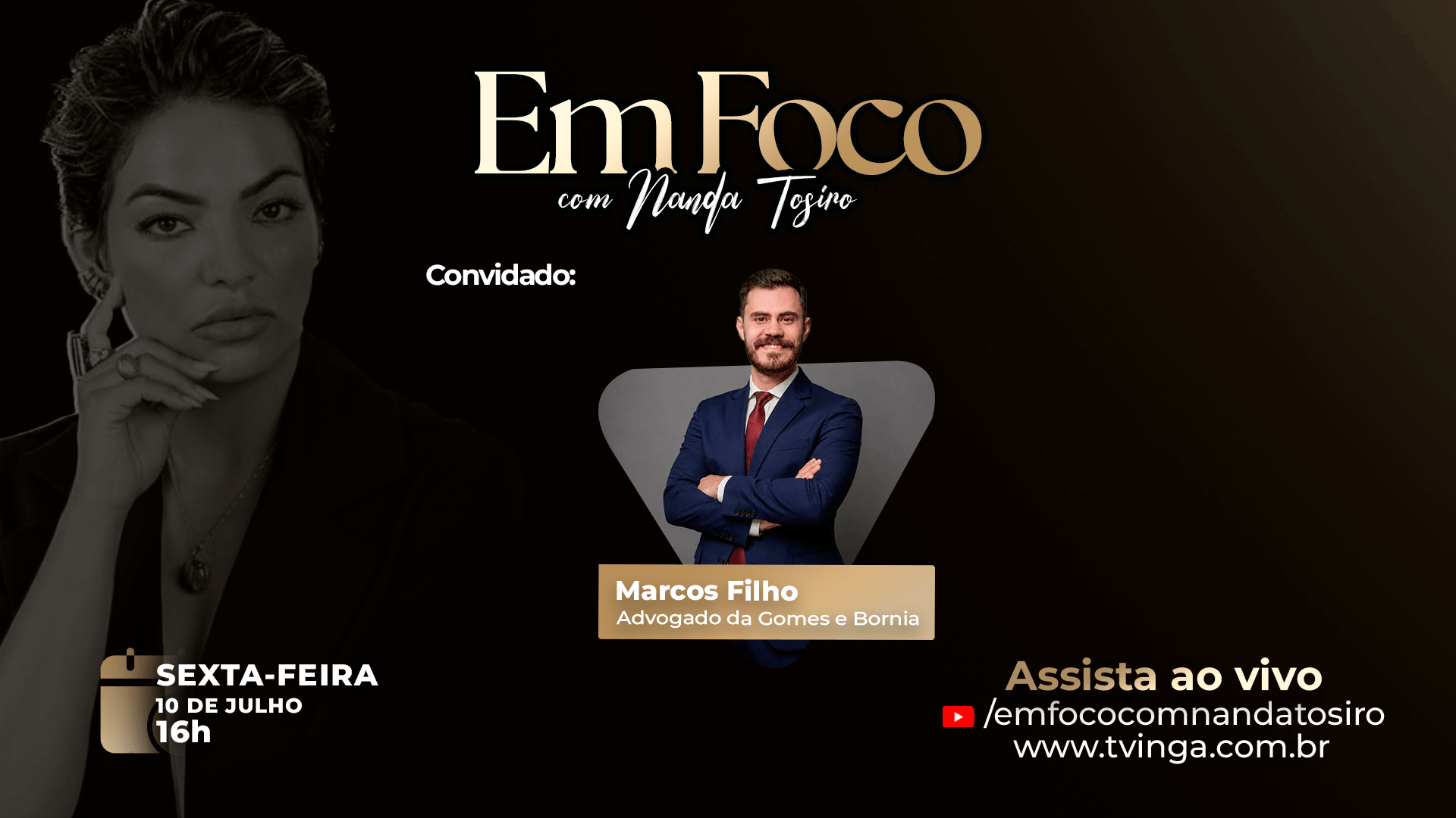 Entrevista com Marcos Filho | Em Foco com Nanda Tosiro | TV INGÁ