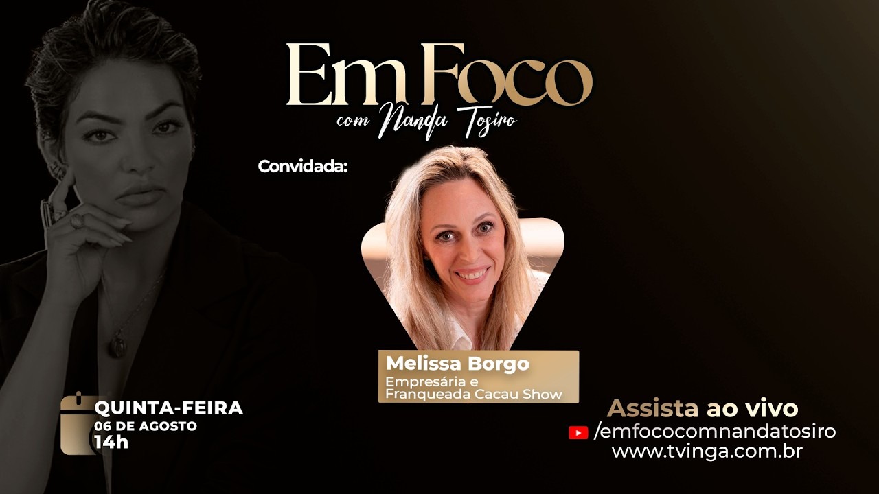 Entrevista com Melissa Borgo | Em Foco com Nanda Tosiro | TV INGÁ