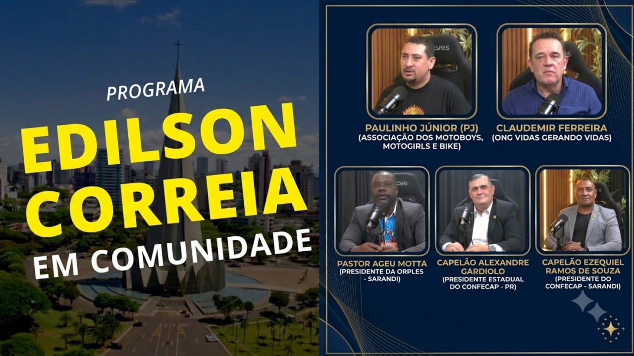 Edilson Correia Em Comunidade – 27.08.2026