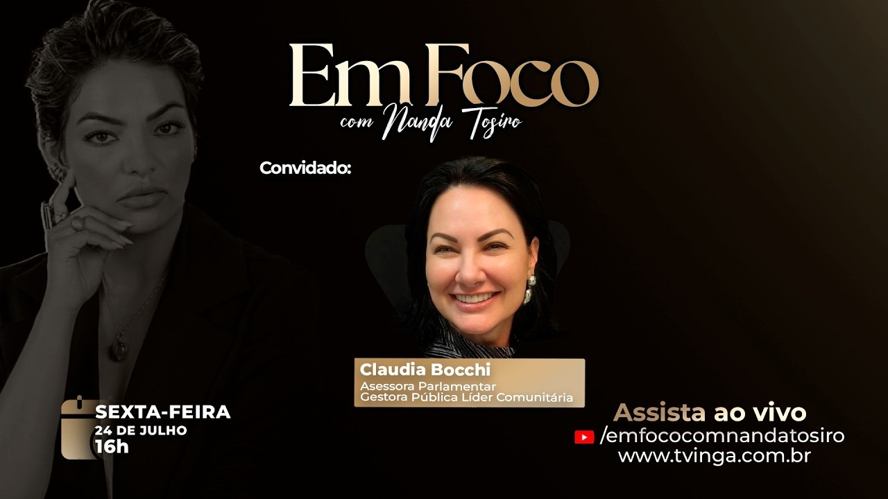 Entrevista com Claudia Bocchi | Em Foco com Nanda Tosiro | TV INGÁ