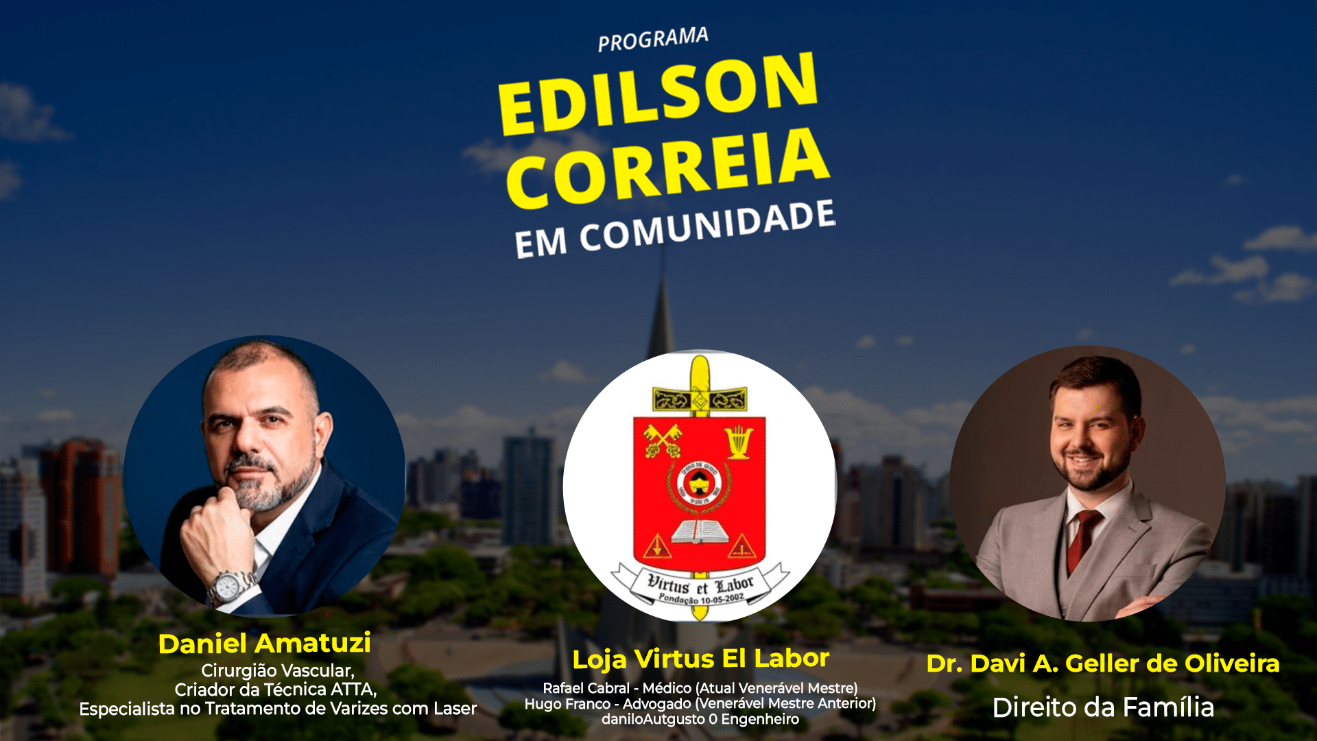 Edilson Correia Em Comunidade – 01.10.2026